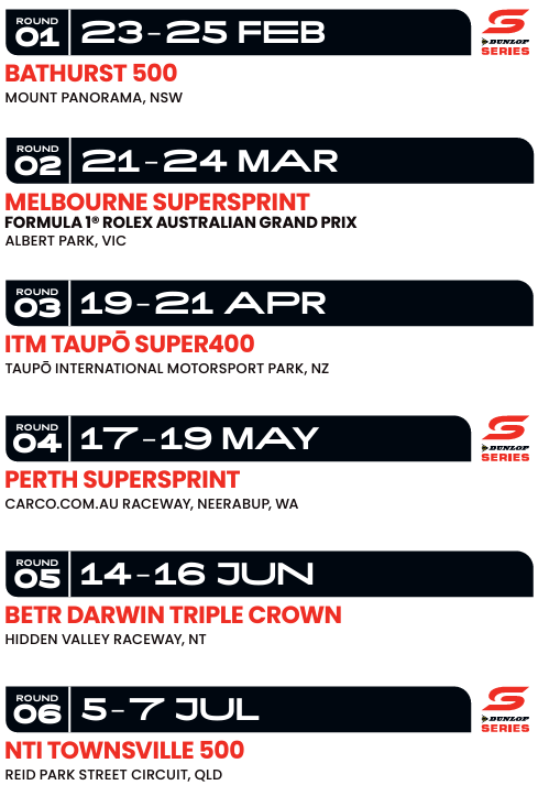 Repco Supercars Championship 2024 Calendar